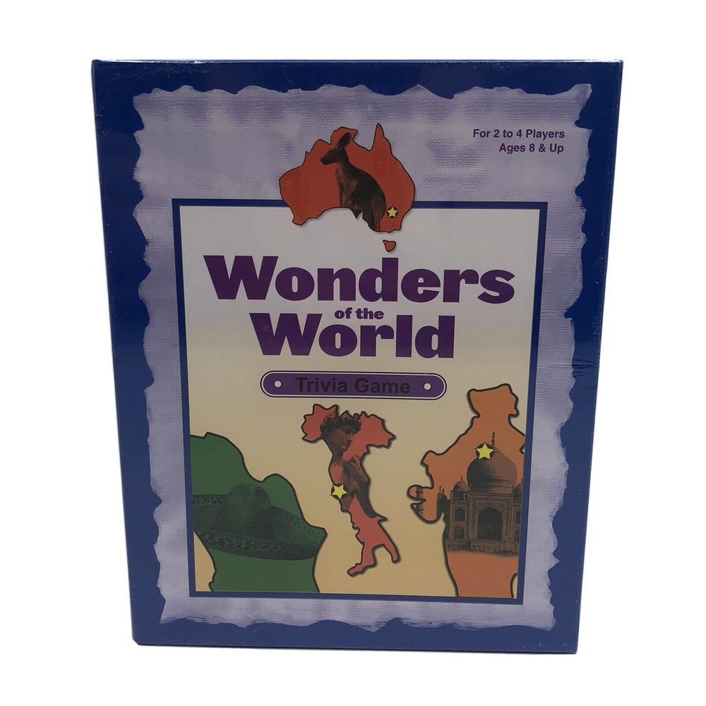 Educational Trivia Game Wonders of the World 6935NE Ages 8+ Family Card Game NEW